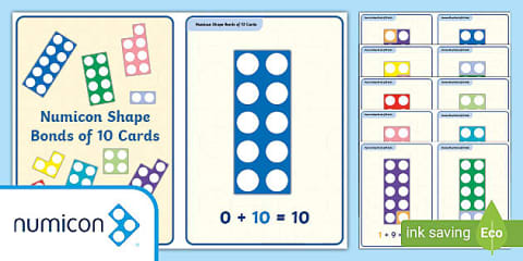 Numicon Shapes 1 to 20 Bingo